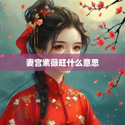 妻宫紫薇旺什么意思
