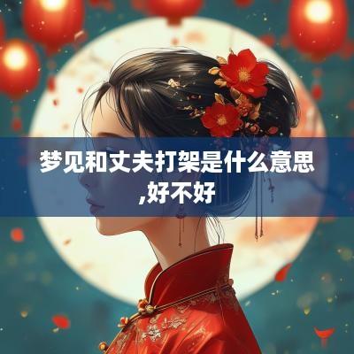梦见和丈夫打架是什么意思,好不好