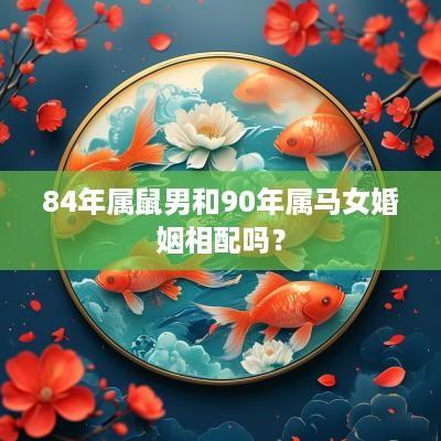 84年属鼠男和90年属马女婚姻相配吗？