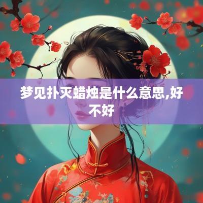 梦见扑灭蜡烛是什么意思,好不好