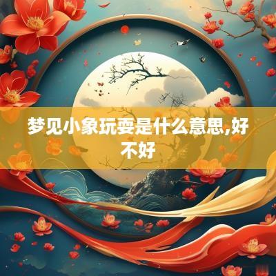 梦见小象玩耍是什么意思,好不好