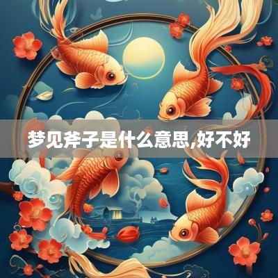 梦见斧子是什么意思,好不好
