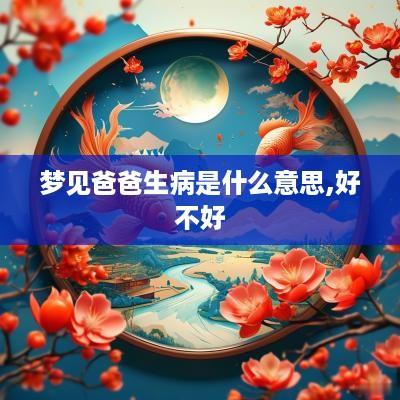 梦见爸爸生病是什么意思,好不好