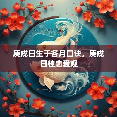 庚戌日生于各月口诀，庚戌日柱恋爱观