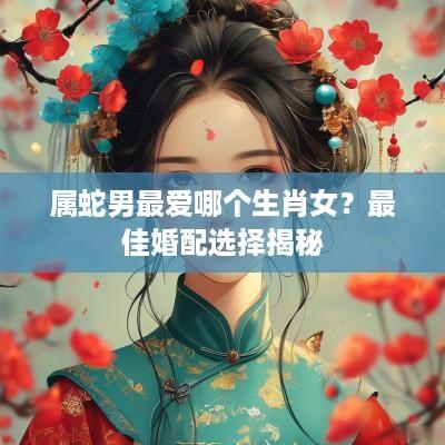 属蛇男最爱哪个生肖女？最佳婚配选择揭秘