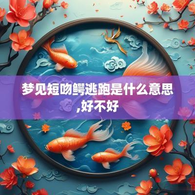 梦见短吻鳄逃跑是什么意思,好不好