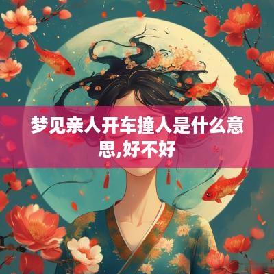 梦见亲人开车撞人是什么意思,好不好
