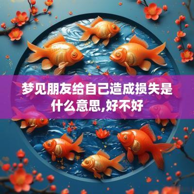 梦见朋友给自己造成损失是什么意思,好不好
