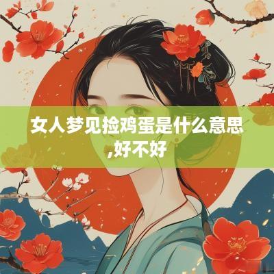 女人梦见捡鸡蛋是什么意思,好不好