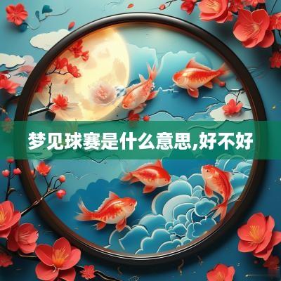 梦见球赛是什么意思,好不好