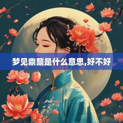 梦见鼎鼐是什么意思,好不好