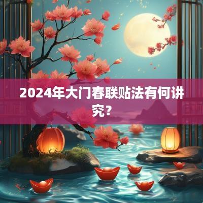 2025年大门春联贴法有何讲究？