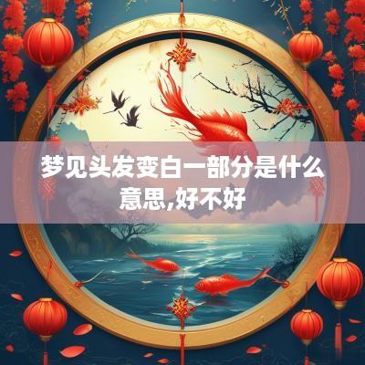 梦见头发变白一部分是什么意思,好不好