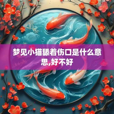 梦见小猫舔着伤口是什么意思,好不好