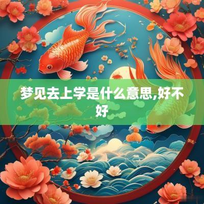 梦见去上学是什么意思,好不好