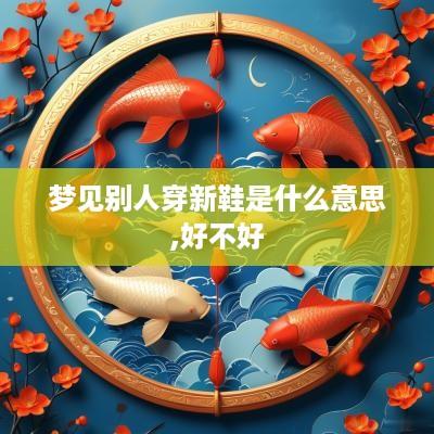 梦见别人穿新鞋是什么意思,好不好