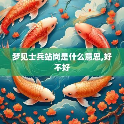 梦见士兵站岗是什么意思,好不好
