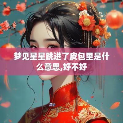 梦见星星跳进了皮包里是什么意思,好不好