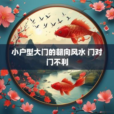 小户型大门的朝向风水 门对门不利