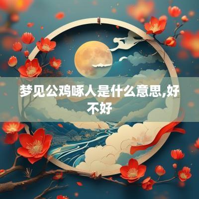 梦见公鸡啄人是什么意思,好不好