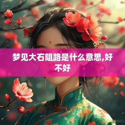 梦见大石阻路是什么意思,好不好