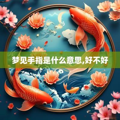 梦见手指是什么意思,好不好