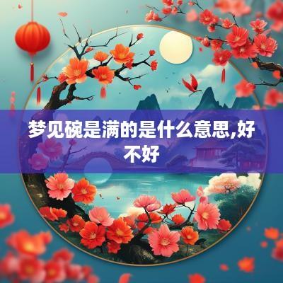 梦见碗是满的是什么意思,好不好