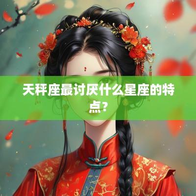 天秤座最讨厌什么星座的特点？