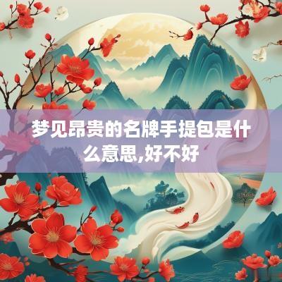 梦见昂贵的名牌手提包是什么意思,好不好