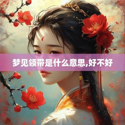 梦见领带是什么意思,好不好