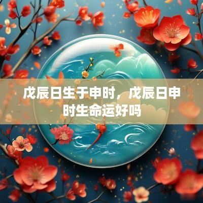 戊辰日生于申时，戊辰日申时生命运好吗