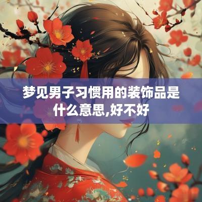 梦见男子习惯用的装饰品是什么意思,好不好