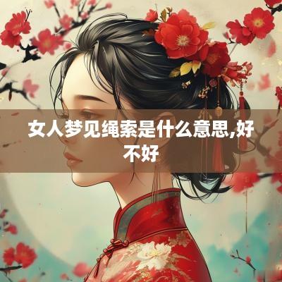 女人梦见绳索是什么意思,好不好