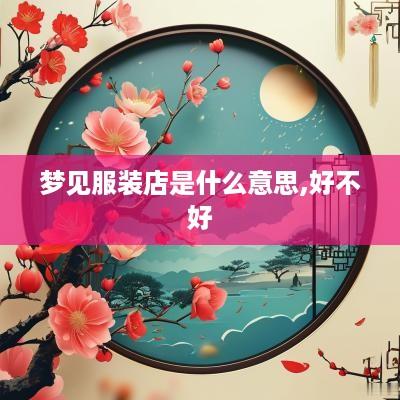 梦见服装店是什么意思,好不好