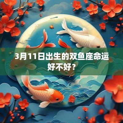 3月11日出生的双鱼座命运好不好？