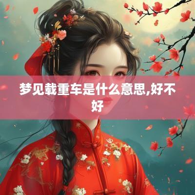 梦见载重车是什么意思,好不好