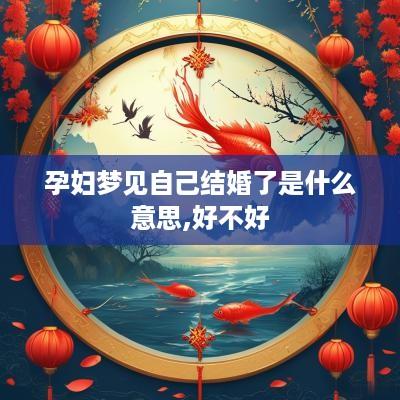 孕妇梦见自己结婚了是什么意思,好不好