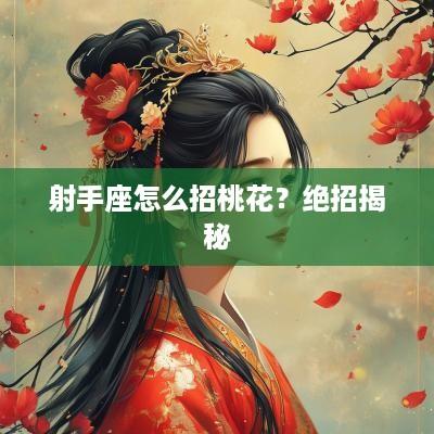 射手座怎么招桃花？绝招揭秘