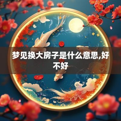 梦见换大房子是什么意思,好不好