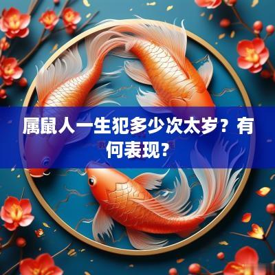 属鼠人一生犯多少次太岁？有何表现？