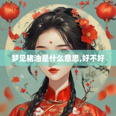 梦见猪油是什么意思,好不好