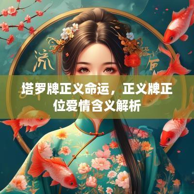 塔罗牌正义命运，正义牌正位爱情含义解析