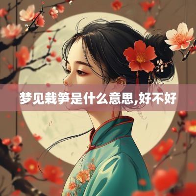 梦见栽笋是什么意思,好不好