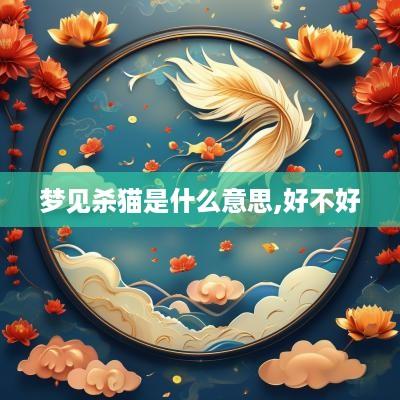 梦见杀猫是什么意思,好不好