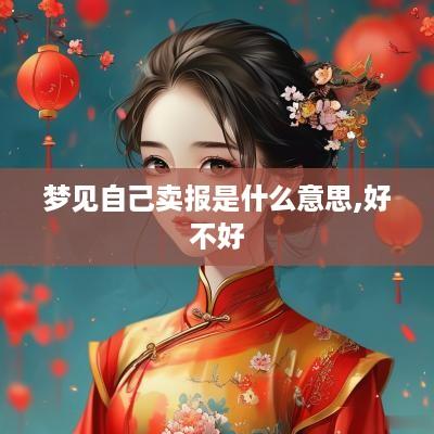 梦见自己卖报是什么意思,好不好