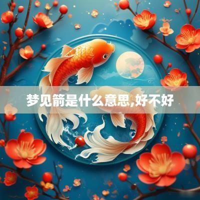 梦见箭是什么意思,好不好