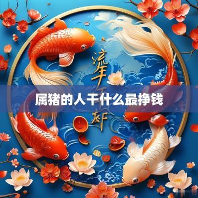 属猪的人干什么最挣钱