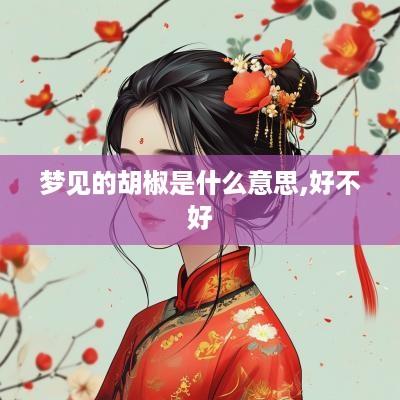 梦见的胡椒是什么意思,好不好