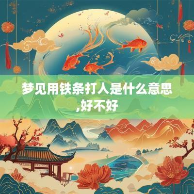 梦见用铁条打人是什么意思,好不好