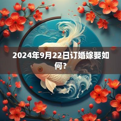 2025年9月22日订婚嫁娶如何？